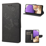 Custodia per cellulare in pelle flip orizzontale goffrata farfalla, For Samsung Galaxy A23e / A23s, For Motorola Moto E22 / E22i, For Nothing Phone 1