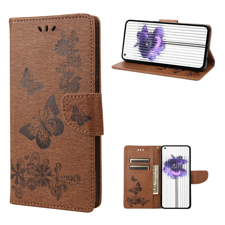 Custodia per cellulare in pelle flip orizzontale goffrata farfalla, For Samsung Galaxy A23e / A23s, For Motorola Moto E22 / E22i, For Nothing Phone 1