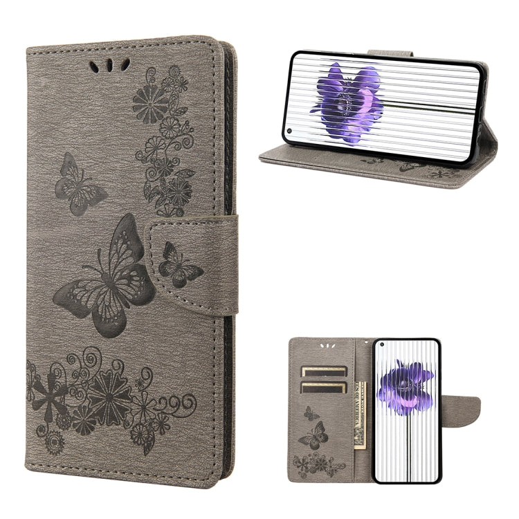 Custodia per cellulare in pelle flip orizzontale goffrata farfalla, For Samsung Galaxy A23e / A23s, For Motorola Moto E22 / E22i, For Nothing Phone 1
