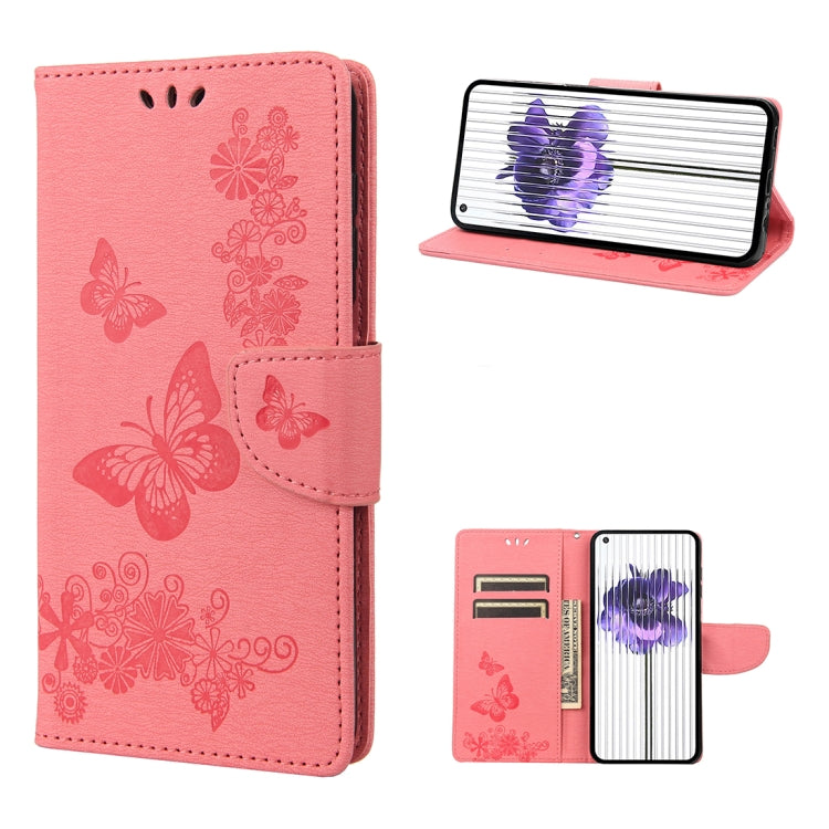 Custodia per cellulare in pelle flip orizzontale goffrata farfalla, For Samsung Galaxy A23e / A23s, For Motorola Moto E22 / E22i, For Nothing Phone 1