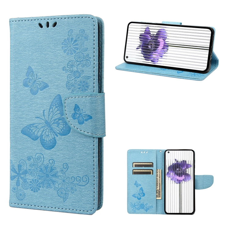 Custodia per cellulare in pelle flip orizzontale goffrata farfalla, For Samsung Galaxy A23e / A23s, For Motorola Moto E22 / E22i, For Nothing Phone 1