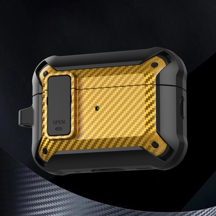 Bumblebee Custodia protettiva per auricolari in fibra di carbonio, For AirPods Pro 2