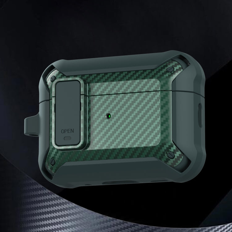 Bumblebee Custodia protettiva per auricolari in fibra di carbonio, For AirPods Pro 2