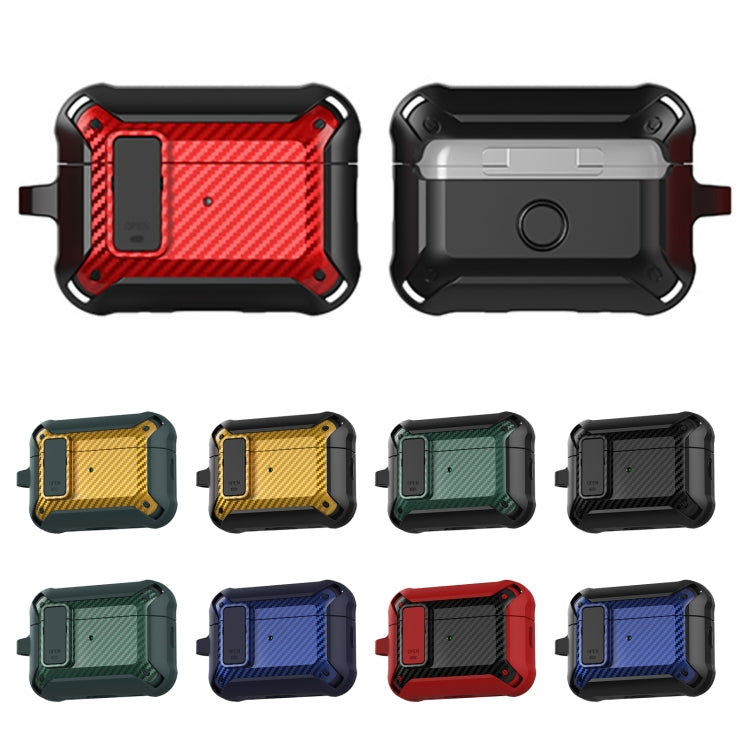 Bumblebee Custodia protettiva per auricolari in fibra di carbonio, For AirPods Pro 2
