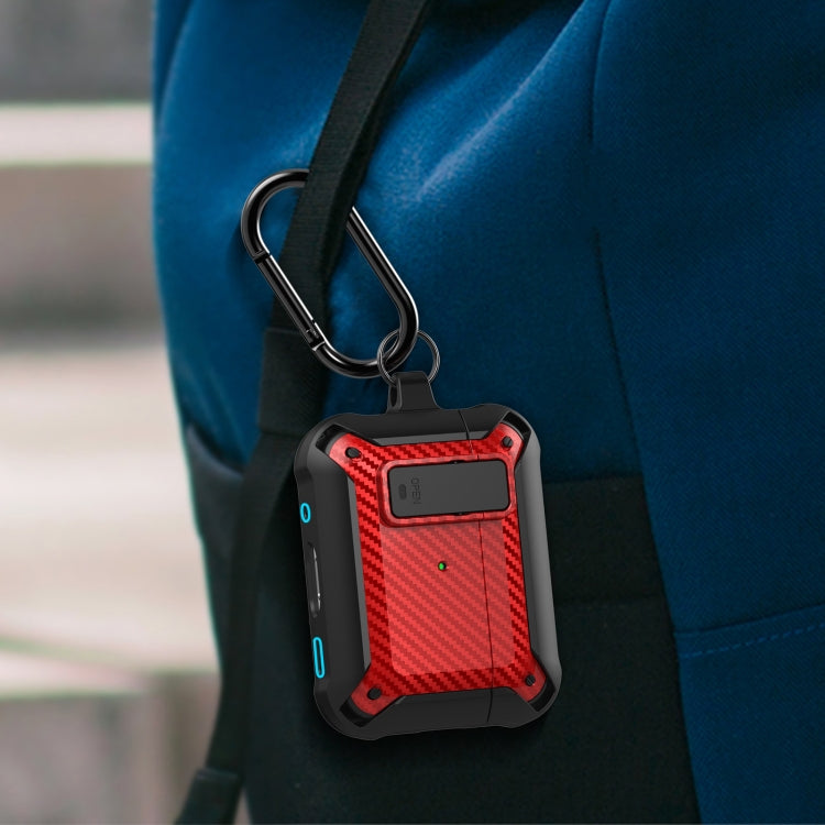Bumblebee Custodia protettiva per auricolari in fibra di carbonio, For AirPods Pro 2