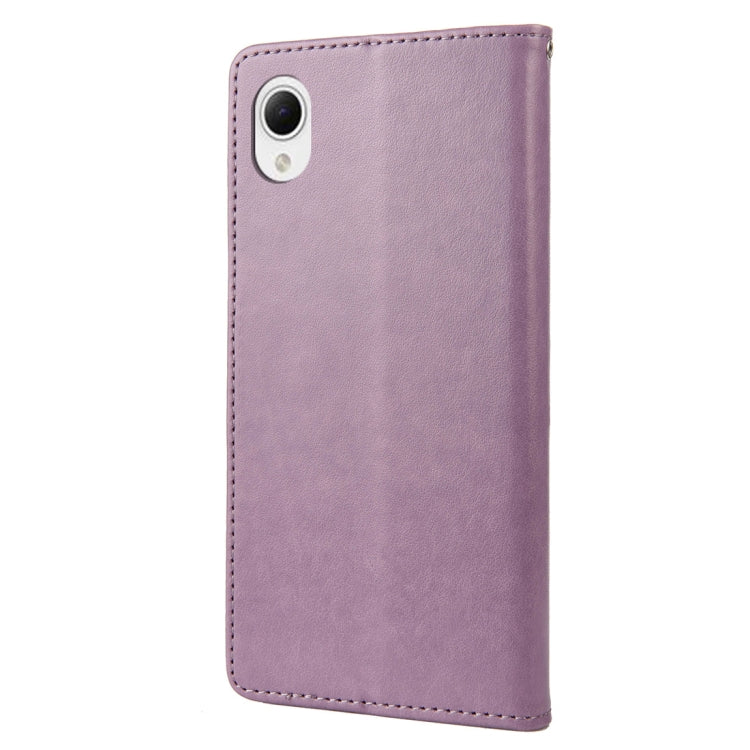 Custodia per cellulare in pelle con motivo floreale a farfalla, For Samsung Galaxy A23e / A23s, For Motorola Moto E22 / E22i, For Nothing Phone 1