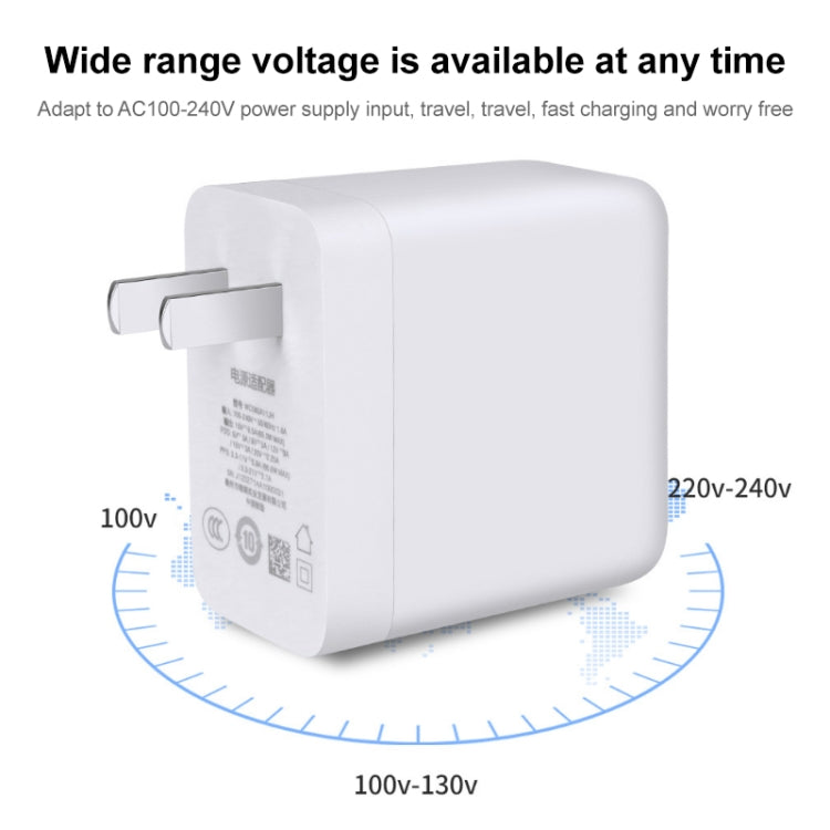 Adattatore ricarica rapida 65W per OnePlus 9 con cavo Type-C