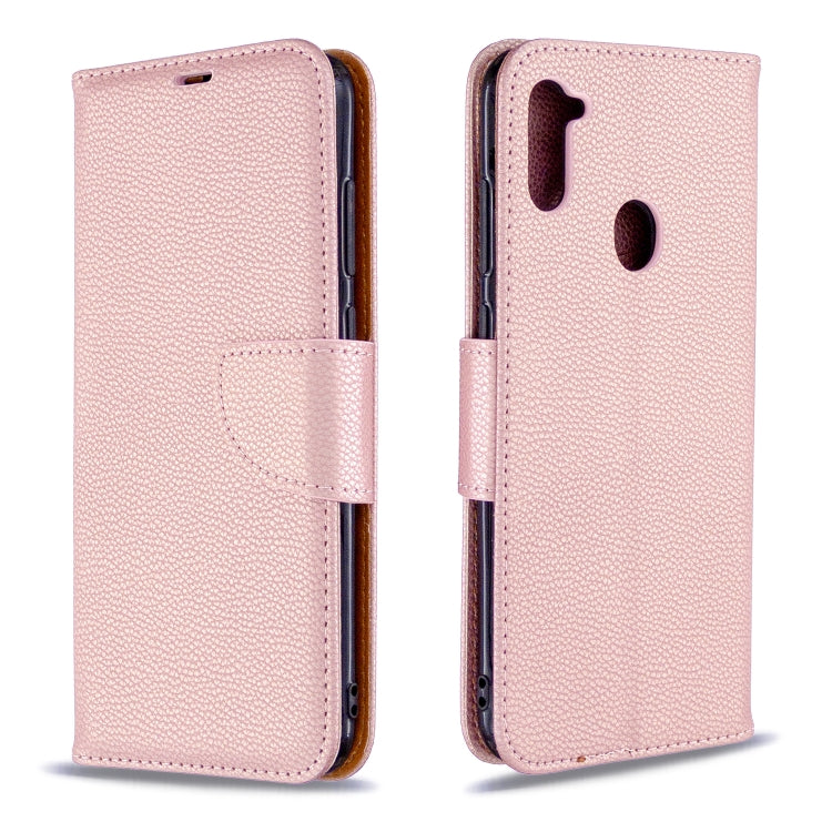 Custodia portafoglio in pelle sintetica per Samsung Galaxy A11