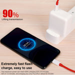 Per cavo di ricarica rapida OnePlus 9 Cavo dati di ricarica con doppia interfaccia di tipo C da 65 W 6 A, Length:1m, Length:1.5m, Length:2m