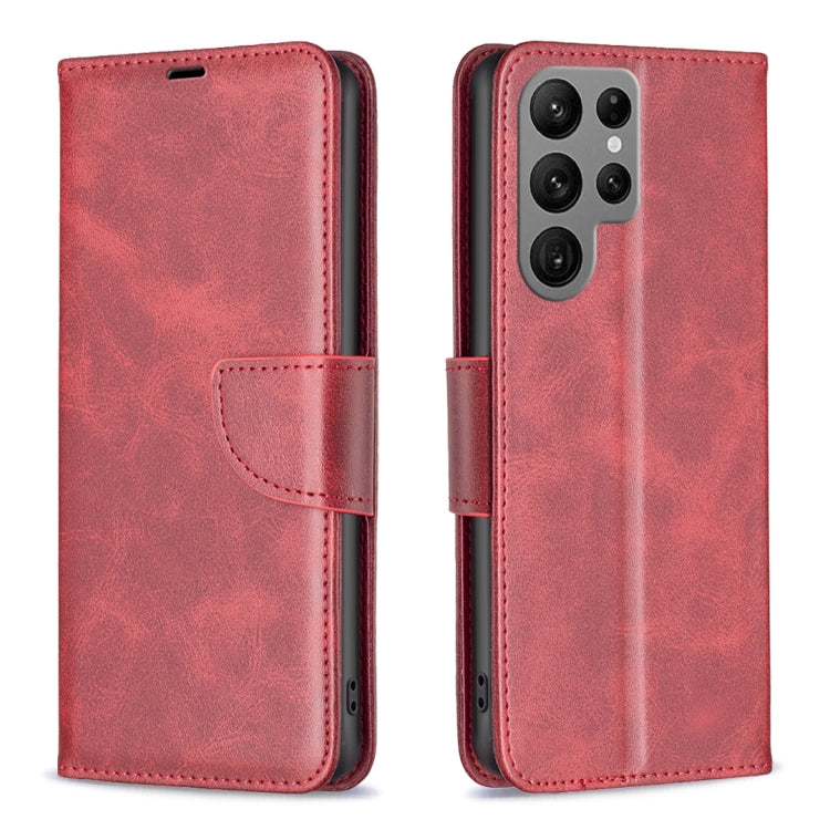 Custodia per telefono in pelle con trama in pelle di agnello, For Samsung Galaxy A14 5G, For Samsung Galaxy S23+ 5G, For Samsung Galaxy S23 Ultra 5G, For Samsung Galaxy S23 5G