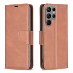 Custodia per telefono in pelle con trama in pelle di agnello, For Samsung Galaxy A14 5G, For Samsung Galaxy S23+ 5G, For Samsung Galaxy S23 Ultra 5G, For Samsung Galaxy S23 5G