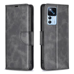 Custodia per telefono in pelle con trama in pelle di agnello, For Xiaomi 12T / 12T Pro / Redmi K50 Ultra