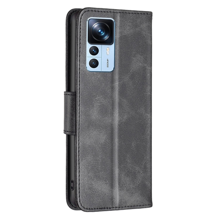Custodia per telefono in pelle con trama in pelle di agnello, For Xiaomi 12T / 12T Pro / Redmi K50 Ultra