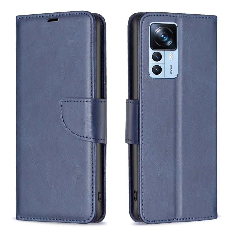Custodia per telefono in pelle con trama in pelle di agnello, For Xiaomi 12T / 12T Pro / Redmi K50 Ultra