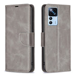 Custodia per telefono in pelle con trama in pelle di agnello, For Xiaomi 12T / 12T Pro / Redmi K50 Ultra