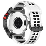 Cinturino in silicone a doppia fila a sgancio rapido, For Garmin Descent G1 / Coros Vertix 22mm, For Garmin Enduro / Coros Vertix 2 26mm