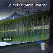 AUN ET50 Mini proiettore LED intelligente da 4 pollici 180 lumen 1920x1080P, US Plug, EU Plug, UK Plug, AU Plug