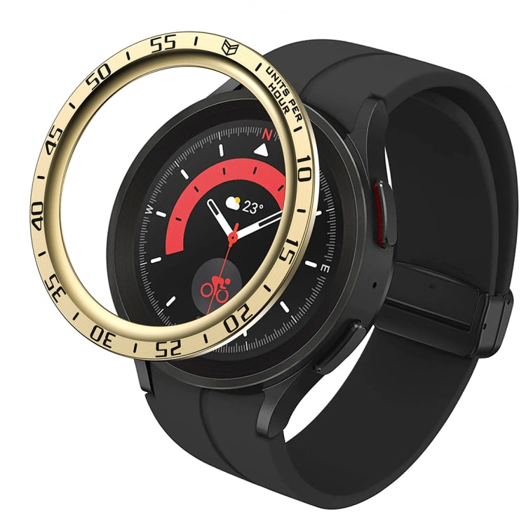 Quadrante Cornice Protettiva In Acciaio, For Samsung Galaxy Watch5 Pro 45mm A Style, For Samsung Galaxy Watch5 Pro 45mm E Style