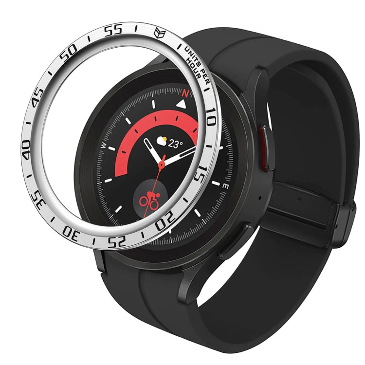 Quadrante Cornice Protettiva In Acciaio, For Samsung Galaxy Watch5 Pro 45mm A Style, For Samsung Galaxy Watch5 Pro 45mm E Style