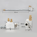 Spruzzatore di raffreddamento della macchina per incisione a spruzzo di lubrificazione del refrigerante della nebbia del tornio CNC, Without Magnetic Base, With Magnetic Base