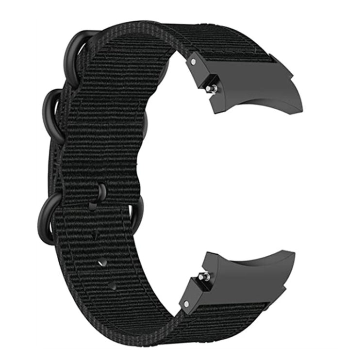 Per Samsung Galaxy Watch4 / Watch4 Classic / Watch5 / Watch5 Pro cinturino in nylon a tre anelli