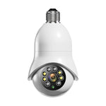 Telecamera di sorveglianza WiFi HD 2MP con lampadina E27