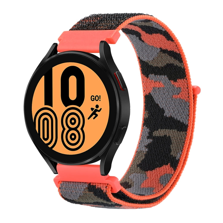 Cinturino per orologio con cinturino in nylon mimetico, For Samsung Galaxy Watch5 40mm/44mm / Watch5 Pro