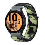 Cinturino per orologio con cinturino in nylon mimetico, For Samsung Galaxy Watch5 40mm/44mm / Watch5 Pro