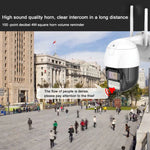 Telecamera IP Dome WiFi QX67 con riconoscimento umanoide AI
