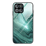 Custodia per telefono in vetro con motivo in marmo, For Honor X8, For Xiaomi Civi 2, For Xiaomi Poco M4