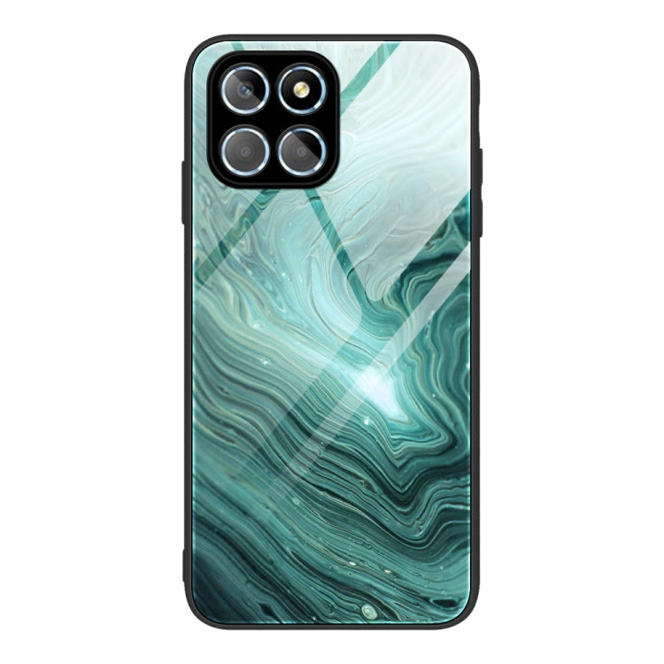 Custodia per telefono in vetro con motivo in marmo, For Honor X8, For Xiaomi Civi 2, For Xiaomi Poco M4