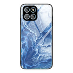 Custodia per telefono in vetro con motivo in marmo, For Honor X8, For Xiaomi Civi 2, For Xiaomi Poco M4
