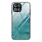Custodia per telefono in vetro con motivo in marmo, For Honor X8, For Xiaomi Civi 2, For Xiaomi Poco M4