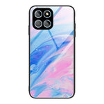 Custodia per telefono in vetro con motivo in marmo, For Honor X8, For Xiaomi Civi 2, For Xiaomi Poco M4