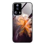Custodia per telefono in vetro con motivo in marmo, For Honor X8, For Xiaomi Civi 2, For Xiaomi Poco M4