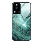 Custodia per telefono in vetro con motivo in marmo, For Honor X8, For Xiaomi Civi 2, For Xiaomi Poco M4