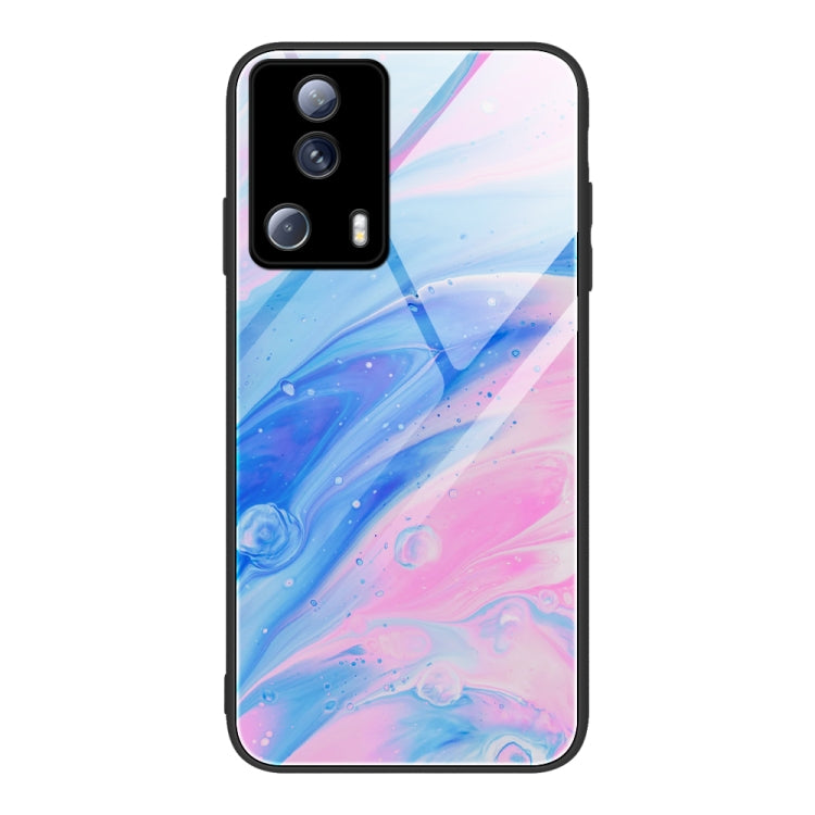 Custodia per telefono in vetro con motivo in marmo, For Honor X8, For Xiaomi Civi 2, For Xiaomi Poco M4