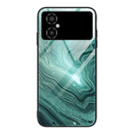 Custodia per telefono in vetro con motivo in marmo, For Honor X8, For Xiaomi Civi 2, For Xiaomi Poco M4