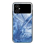 Custodia per telefono in vetro con motivo in marmo, For Honor X8, For Xiaomi Civi 2, For Xiaomi Poco M4
