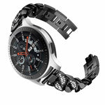 Cinturino per orologio a catena in denim con diamanti Row, For Samsung Galaxy Watch5 40mm/44mm / Watch5 Pro