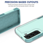 Custodia per telefono 2 in 1 PC + TPU, For Samsung Galaxy S22 5G, For Samsung Galaxy S22+ 5G, For Samsung Galaxy S22 Ultra 5G, For Samsung Galaxy S21 FE 5G