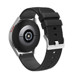 Cinturino in silicone con fibbia in argento butterato da 20 mm, For Samsung Galaxy Watch5 40mm/44mm / Watch5 Pro