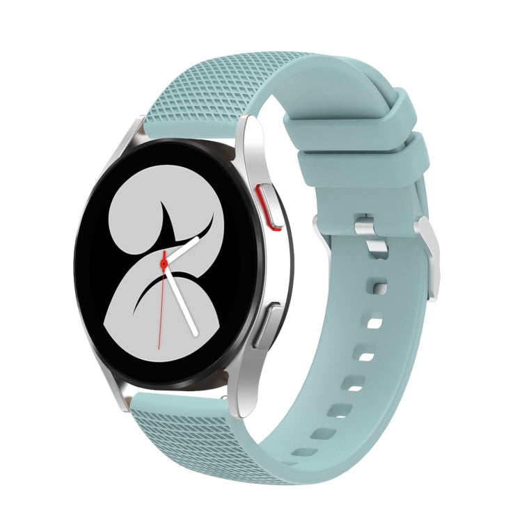 Cinturino in silicone con fibbia in argento butterato da 20 mm, For Samsung Galaxy Watch5 40mm/44mm / Watch5 Pro