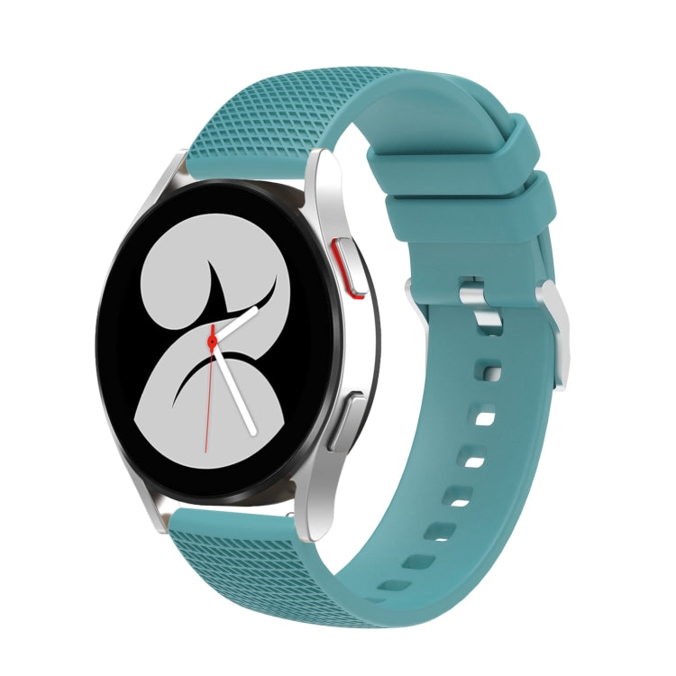 Cinturino in silicone con fibbia in argento butterato da 20 mm, For Samsung Galaxy Watch5 40mm/44mm / Watch5 Pro