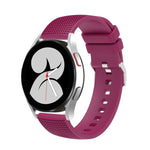 Cinturino in silicone con fibbia in argento butterato da 20 mm, For Samsung Galaxy Watch5 40mm/44mm / Watch5 Pro