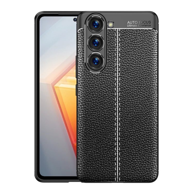 Custodia per telefono in TPU antiurto con texture Litchi, For Honor X40, For Samsung Galaxy S23 5G, For OPPO A17, For Samsung Galaxy S23+ 5G, For Samsung Galaxy S23 Ultra 5G, For Samsung Galaxy A14 5G