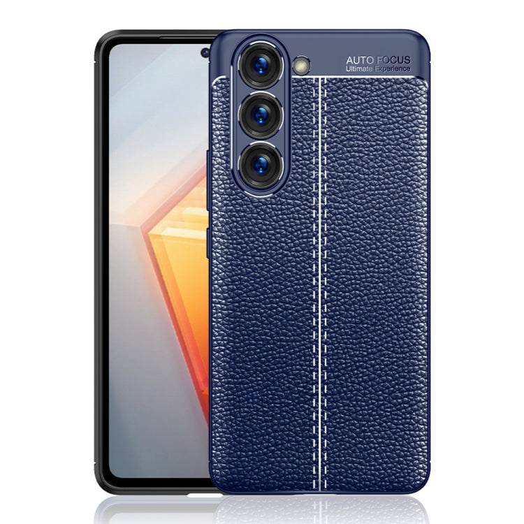 Custodia per telefono in TPU antiurto con texture Litchi, For Honor X40, For Samsung Galaxy S23 5G, For OPPO A17, For Samsung Galaxy S23+ 5G, For Samsung Galaxy S23 Ultra 5G, For Samsung Galaxy A14 5G