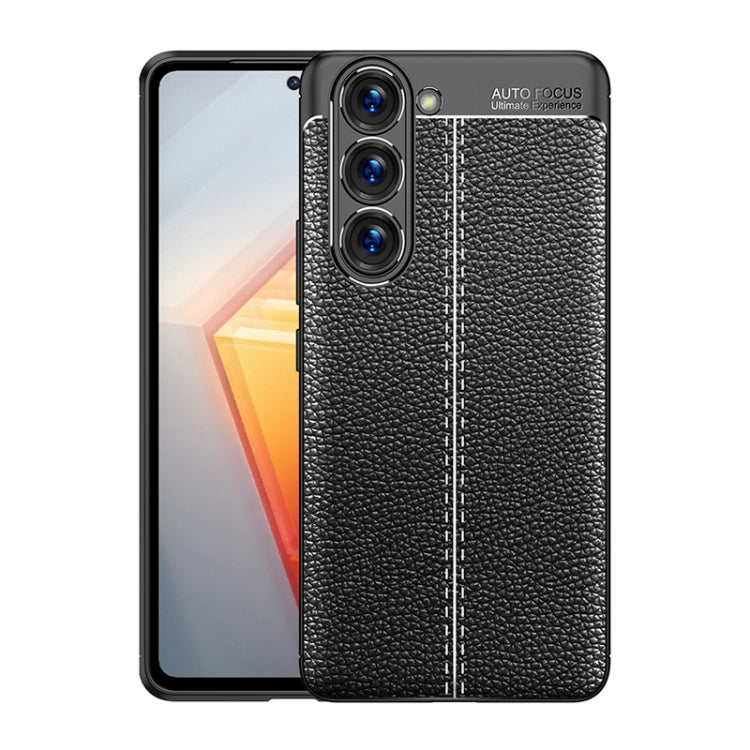 Custodia per telefono in TPU antiurto con texture Litchi, For Honor X40, For Samsung Galaxy S23 5G, For OPPO A17, For Samsung Galaxy S23+ 5G, For Samsung Galaxy S23 Ultra 5G, For Samsung Galaxy A14 5G