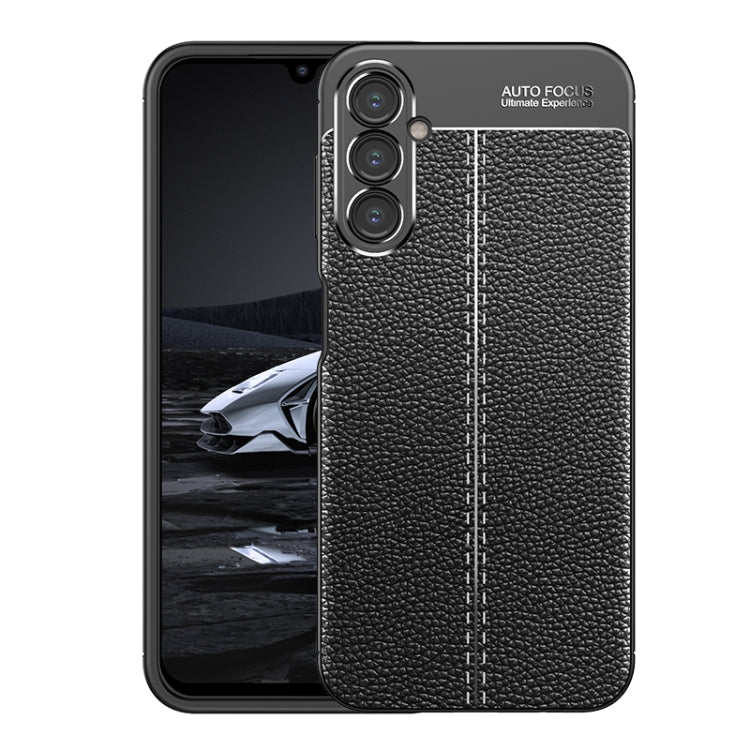 Custodia per telefono in TPU antiurto con texture Litchi, For Honor X40, For Samsung Galaxy S23 5G, For OPPO A17, For Samsung Galaxy S23+ 5G, For Samsung Galaxy S23 Ultra 5G, For Samsung Galaxy A14 5G