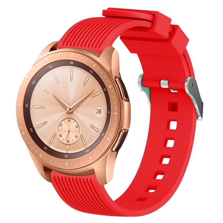 20mm Vertical Grain Silicone Watch Band, For Samsung Galaxy Watch5 40mm/44mm / Watch5 Pro